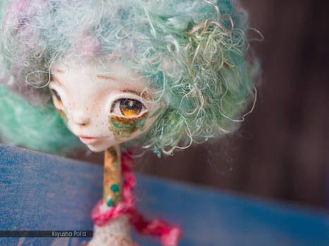 OOAK doll Sky lantern