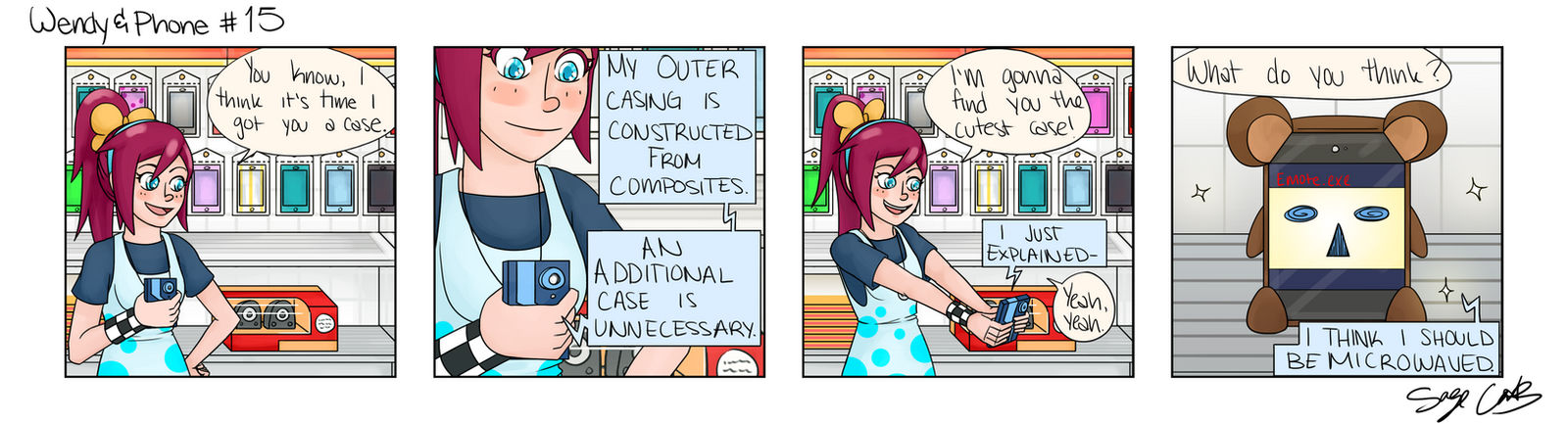 Wendy and Phone #15 by Mr-Sage Wendy and Phone #15 by Mr-Sage
