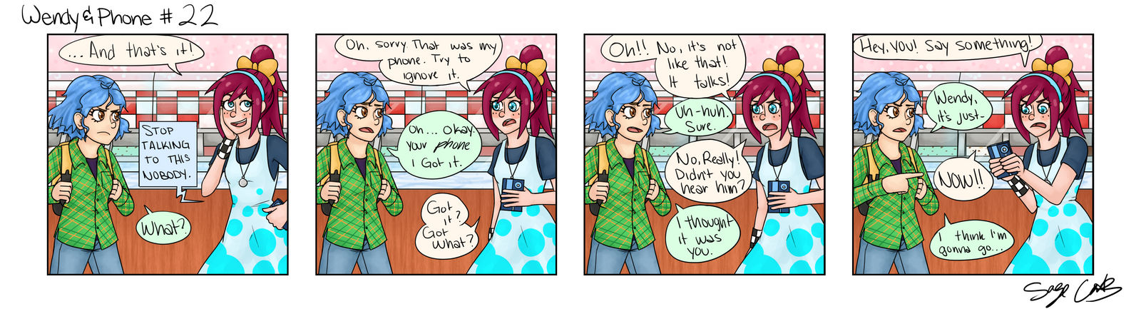 Wendy and Phone #22 by Mr-Sage Wendy and Phone #22 by Mr-Sage