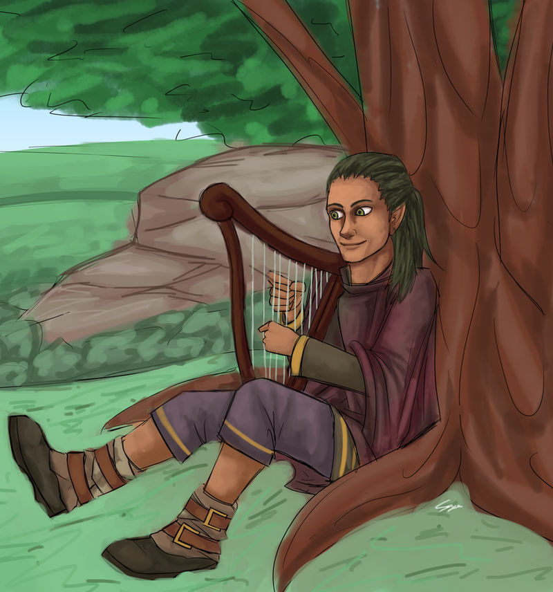 Daily Doodle #50 - Harp by Mr-Sage Daily Doodle #50 - Harp by Mr-Sage