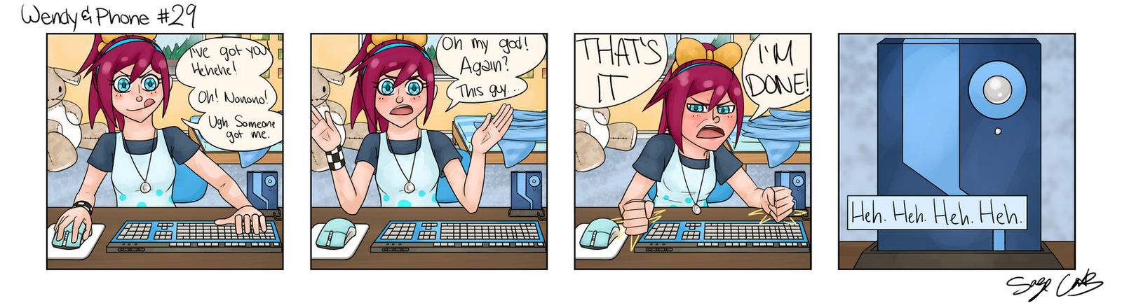 Wendy and Phone #29 by Mr-Sage Wendy and Phone #29 by Mr-Sage
