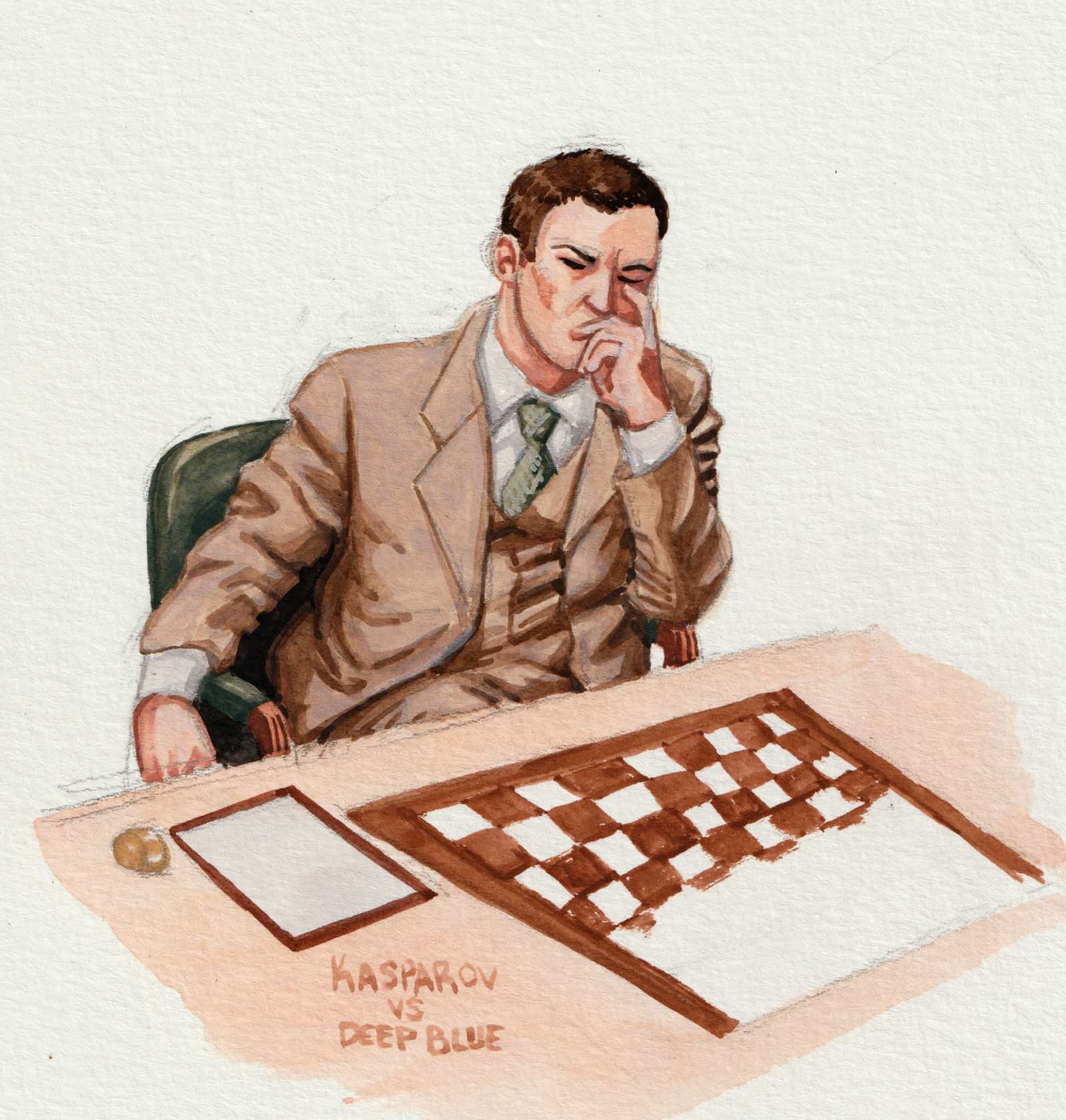 Garry Kasparov VS Deep Blue by HatKing on DeviantArt