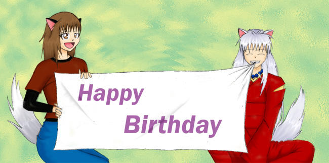 Inuyasha Foxgirl Bday Pic By Tsuki No Hohoemi On Deviantart Còn muốn biết người giữa là ai thì. deviantart