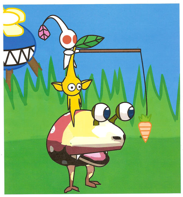 bulborb and pikmin