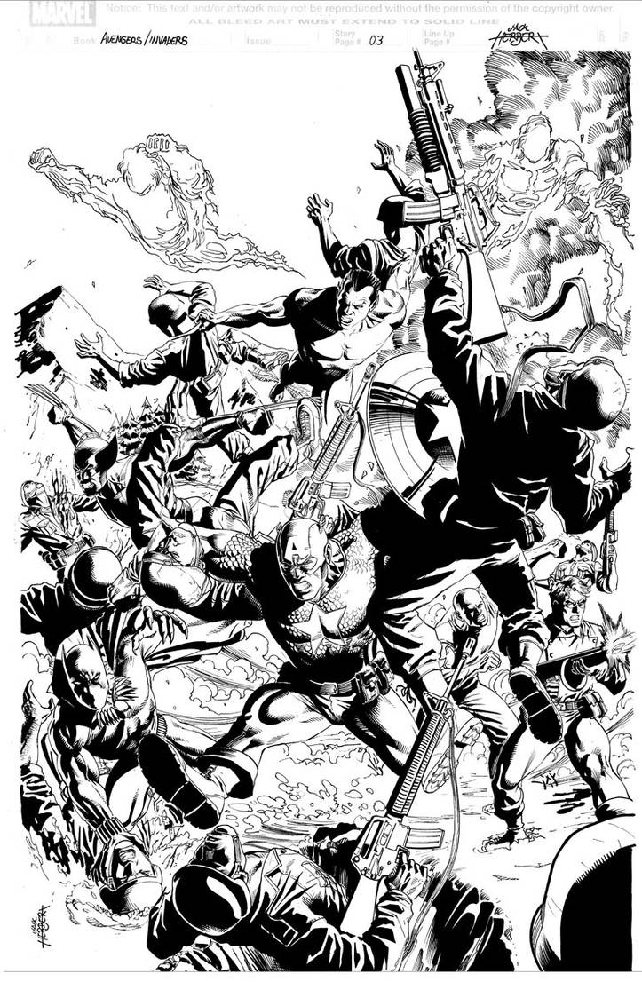 Avengers-Invaders Pin-Up by JacksonHerbert on DeviantArt