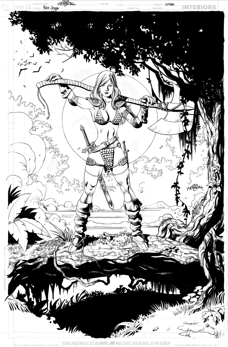 Red Sonja: Pencil Art 06