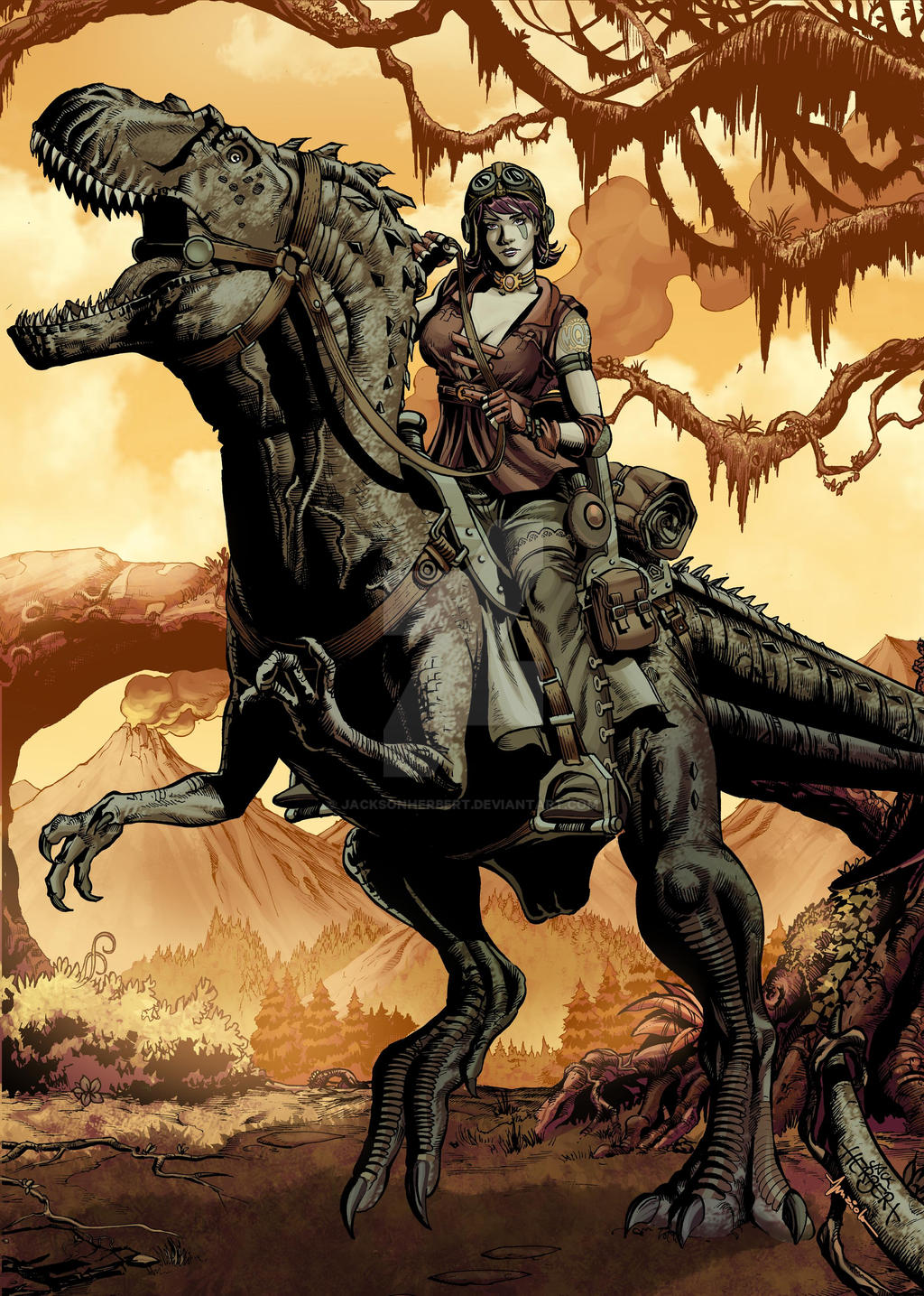 Dino Riders Raptor Dino Rider by JacksonHerbert on DeviantArt