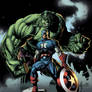 Hulk and Cap. America Colors