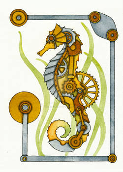 Steampunk Seahorse