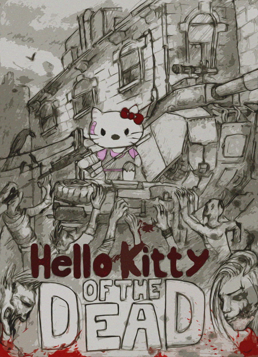 HelloKitty of the Dead v2 by DavidMusique on DeviantArt