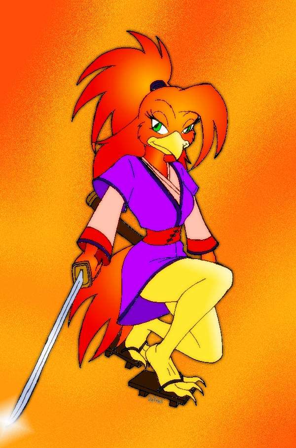 Samurai Phoenix Samurai Phoenix color by WhitePhoenix52 on DeviantArt
