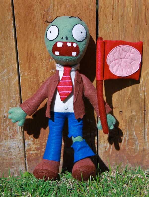 Plants vs Zombies Plushies by arixystix on DeviantArt