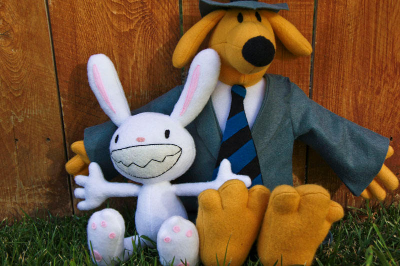 Sam and Max Plushies by arixystix on DeviantArt