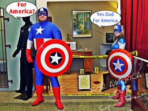 Postcard from Captain American and American Dream