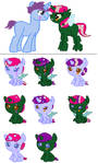 Rare Raspberry and unnamed stallion Breedable babi by Strawberry-T-Pony