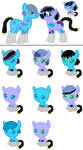 Star Bright and unnamed babies(Closed) by Strawberry-T-Pony