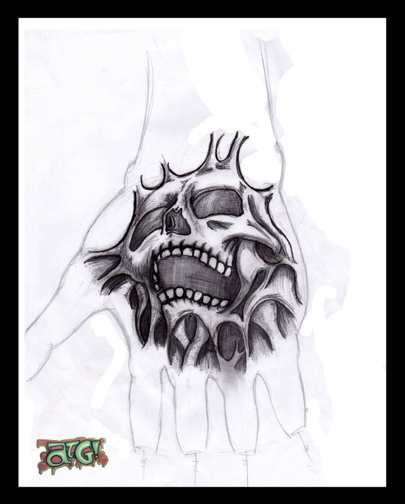 my hand tattoo design by ATG4 on DeviantArt
