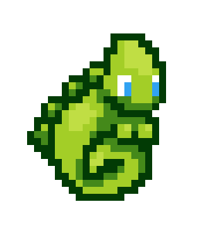 Cutesy Chameleon sprite by Tha-Jackable on DeviantArt