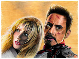 Tony Stark and Pepper