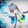 { MMD } Live in  Blue - Luo Tianyi