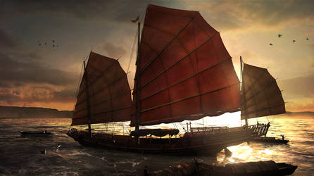 Mekong Dawn II by Togman-Studio