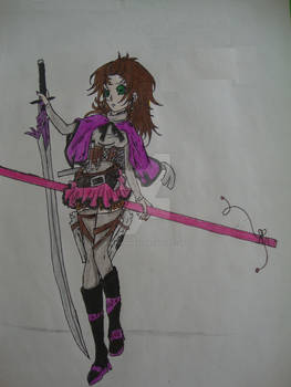 The swordsman Belle