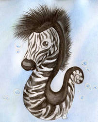 A sea zebra-baby