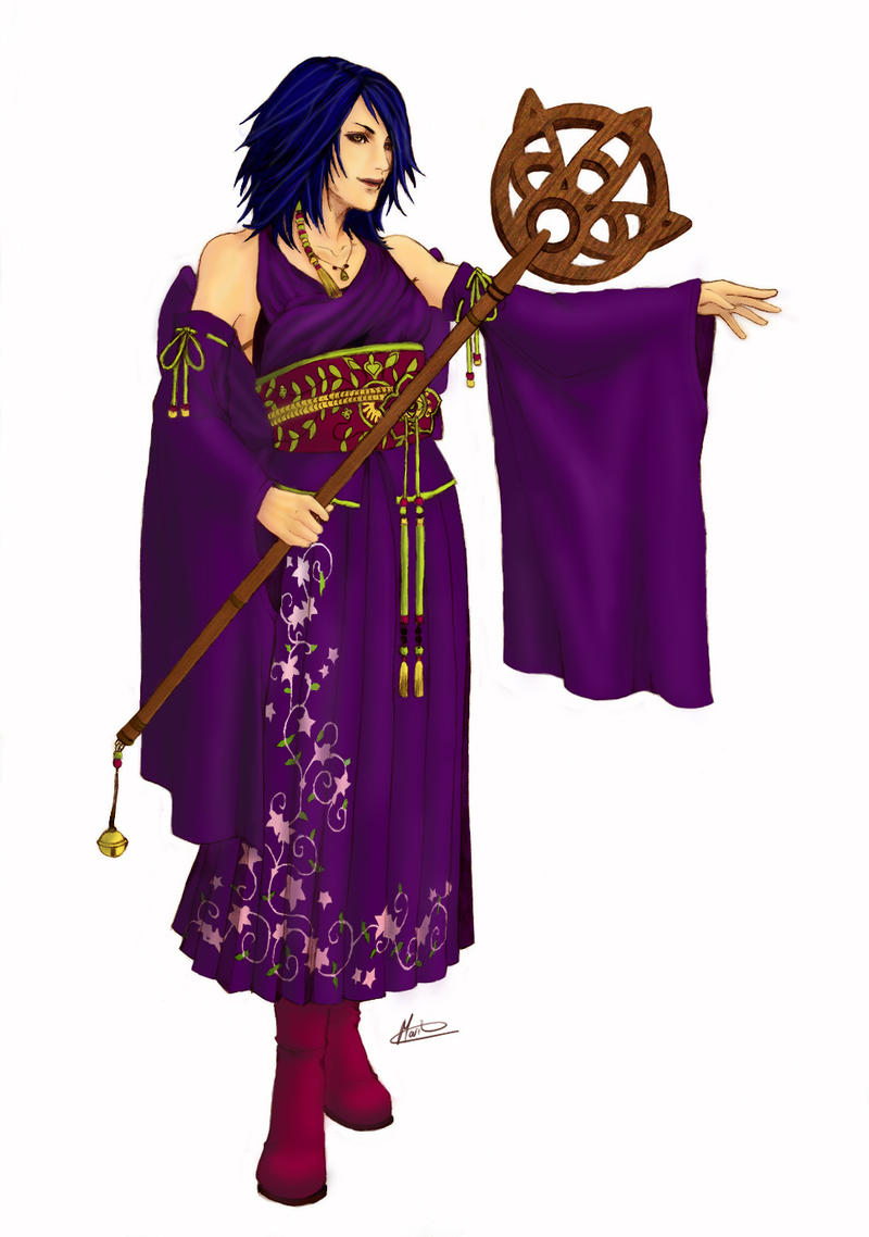 Yuna_coloured by MarielleJ