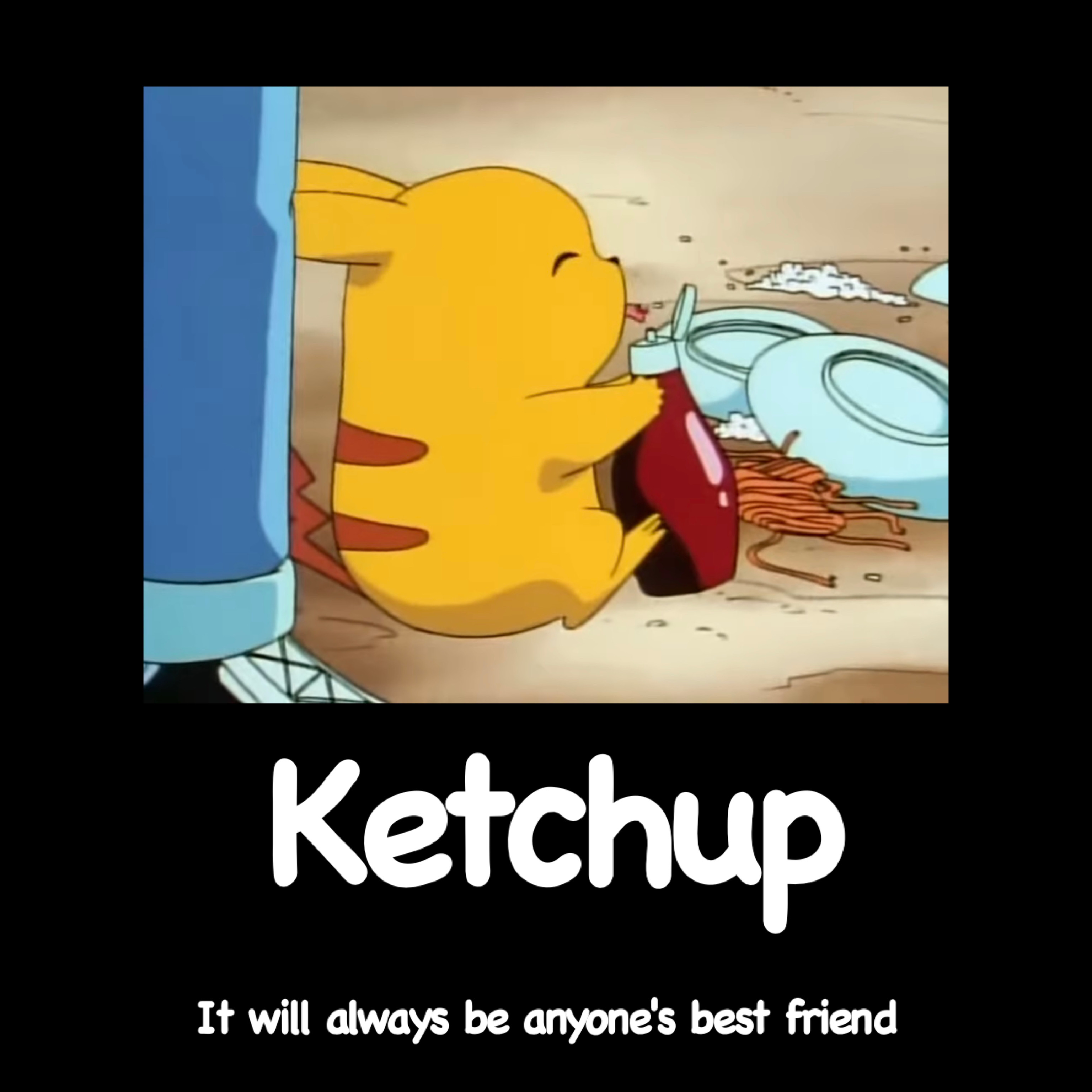 Pikachu Ketchup Addict by NixAchlys on DeviantArt