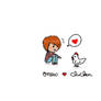 Onew and his Chicken