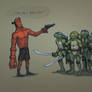 Hellboy meets the turtles