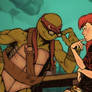 TMNT fanfic illustration - You mean irresistible