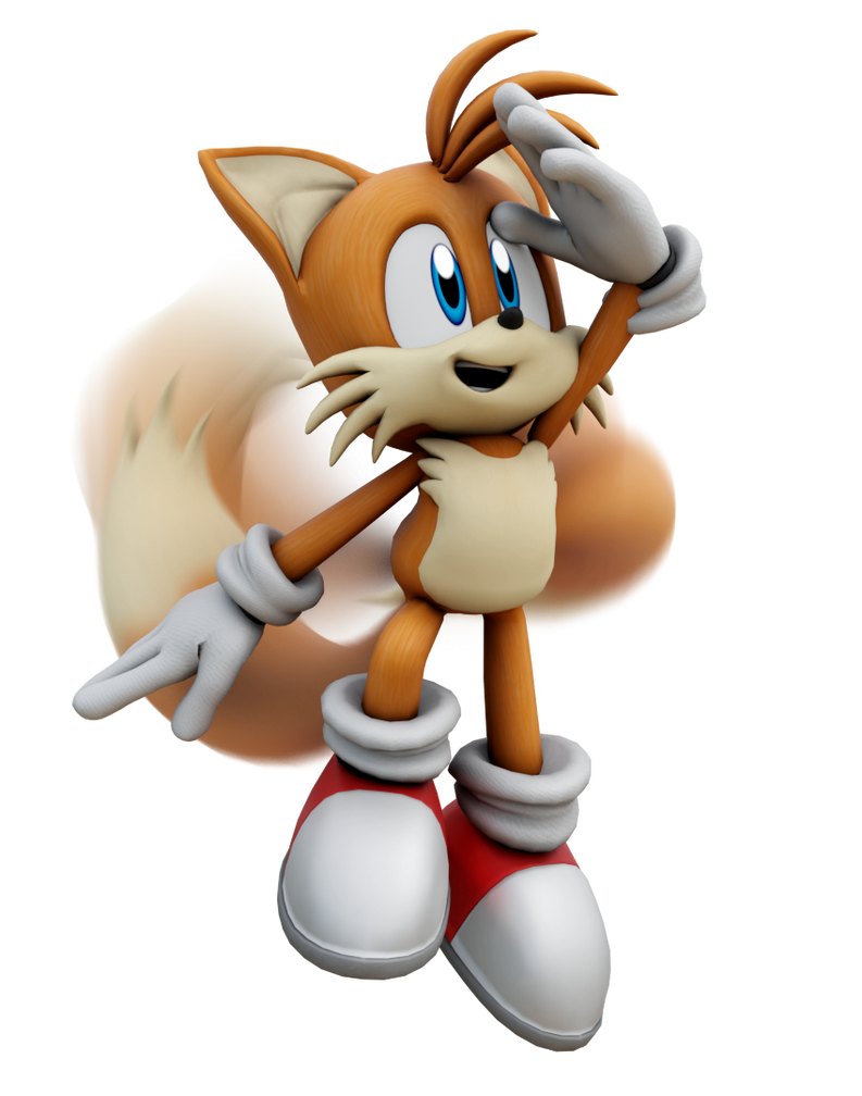 Tails Object Tails Render 4 by RaggedySLG3 on DeviantArt