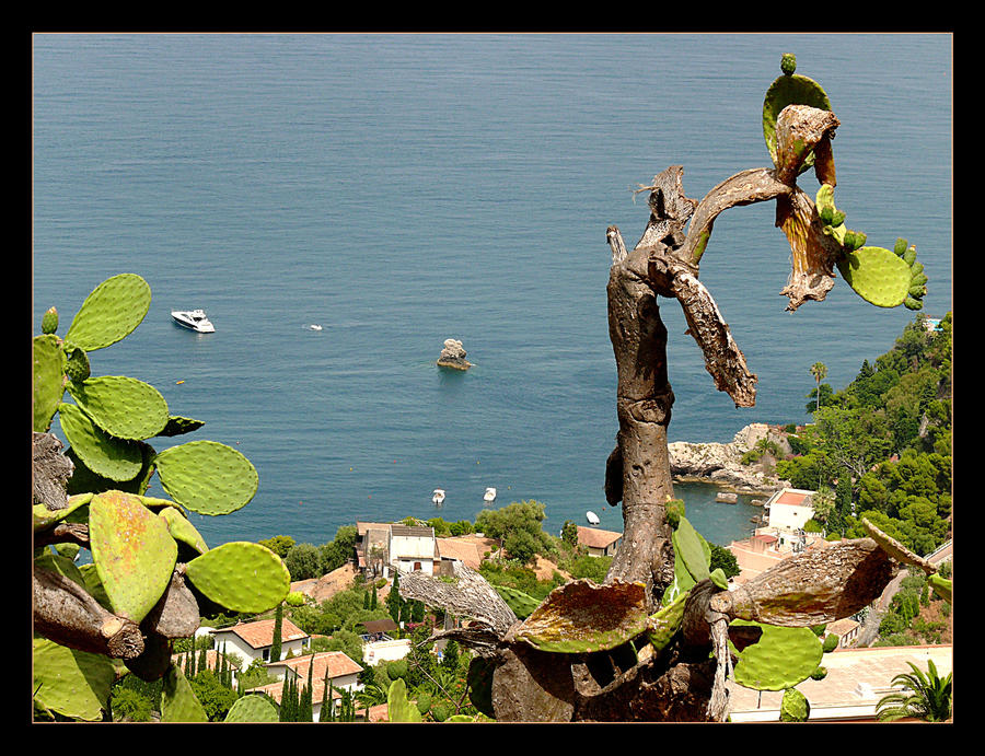 Taormina - Looking Down - 1