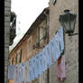 Blue In A Quiet Street Of Kotor City