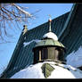 Roof Of The Side Nave Of Church In Czchow