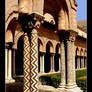 Colonnade Of One Of Monasteries In Palermo