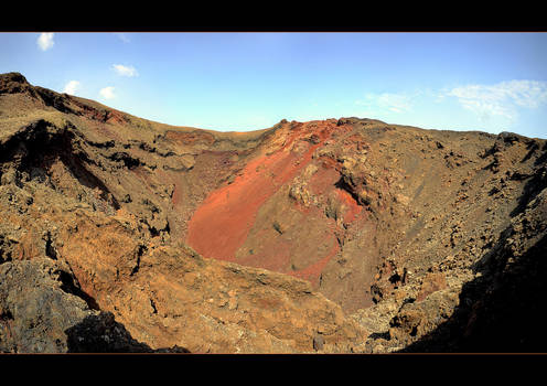 One Of  Crater Volcano On Lanzarote