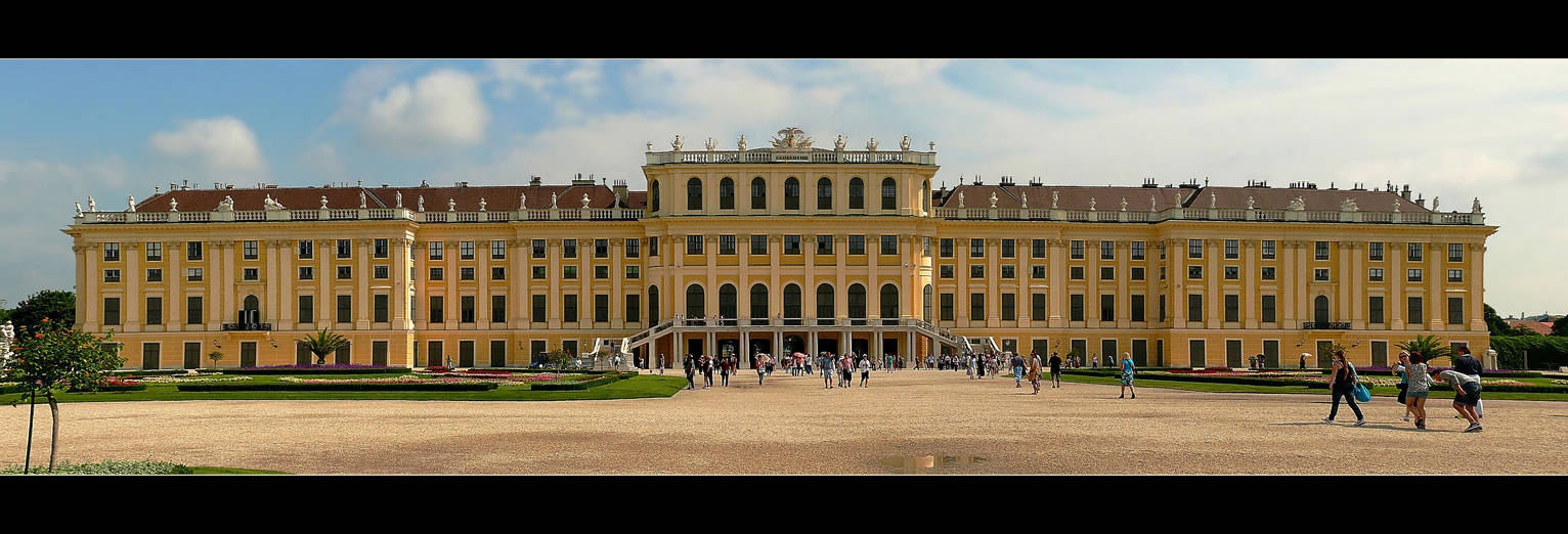Schonbrunn Palace Panorama by skarzynscy on DeviantArt