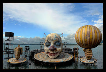 Opera Scenery In The Waters Of Lake Constance