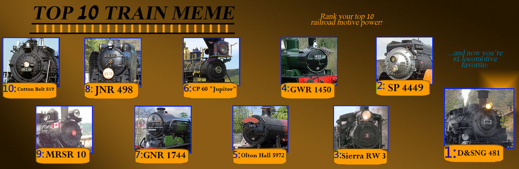 My Top 10 Trains by WynterStar93 on DeviantArt
