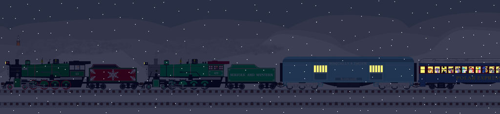 Pulling a Special Christmas Express Train by WynterStar93 on DeviantArt