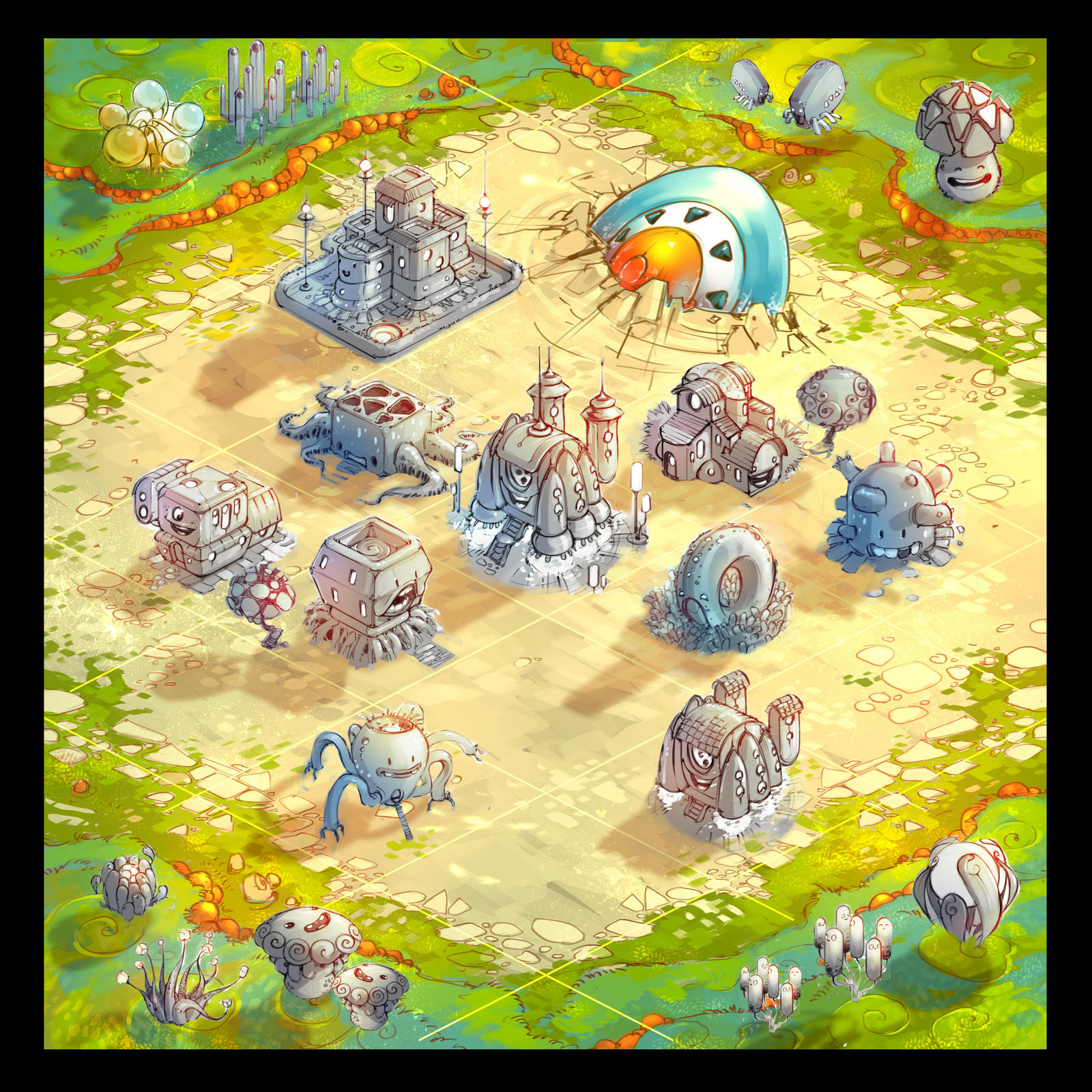 Monster Map A by olekmiller on DeviantArt