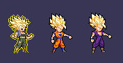 Gohan ssj2 and F Trunks ssj1 LSW PLUS by EmadART on DeviantArt