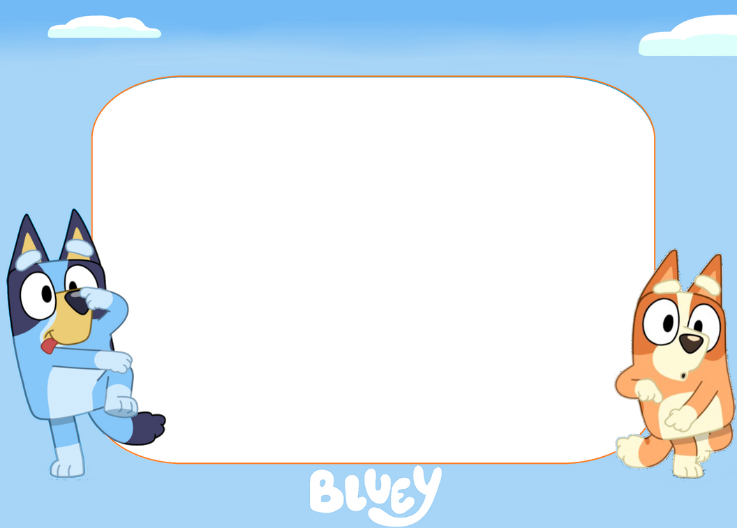 Custom Bluey Picture Frame by AmaniTheLion on DeviantArt