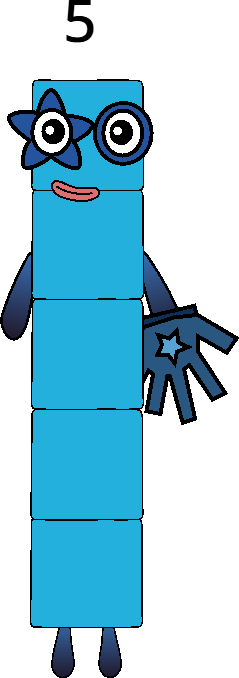 Numberblock 5 PNG by MickeyMouse117 on DeviantArt