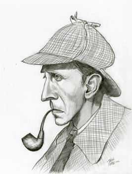 Peter Cushing in The Hound of the Baskervilles