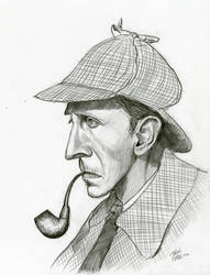 Peter Cushing in The Hound of the Baskervilles
