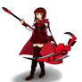Ruby Rose holding scythe