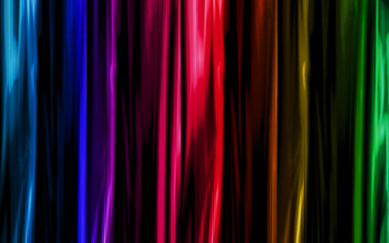 rainbow curtain